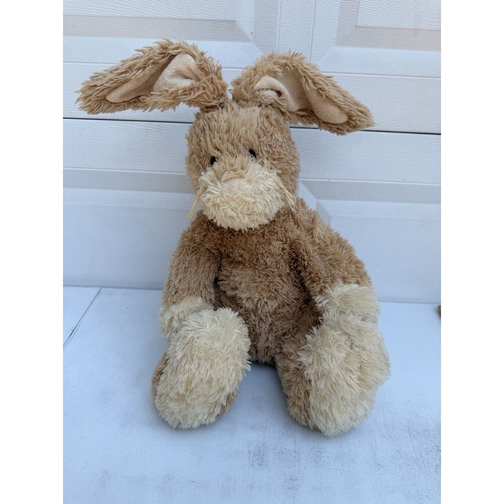 Jumbo Rabbit Bunny Plush Cream Ivory White Bendable Earls Animal Adventure P15